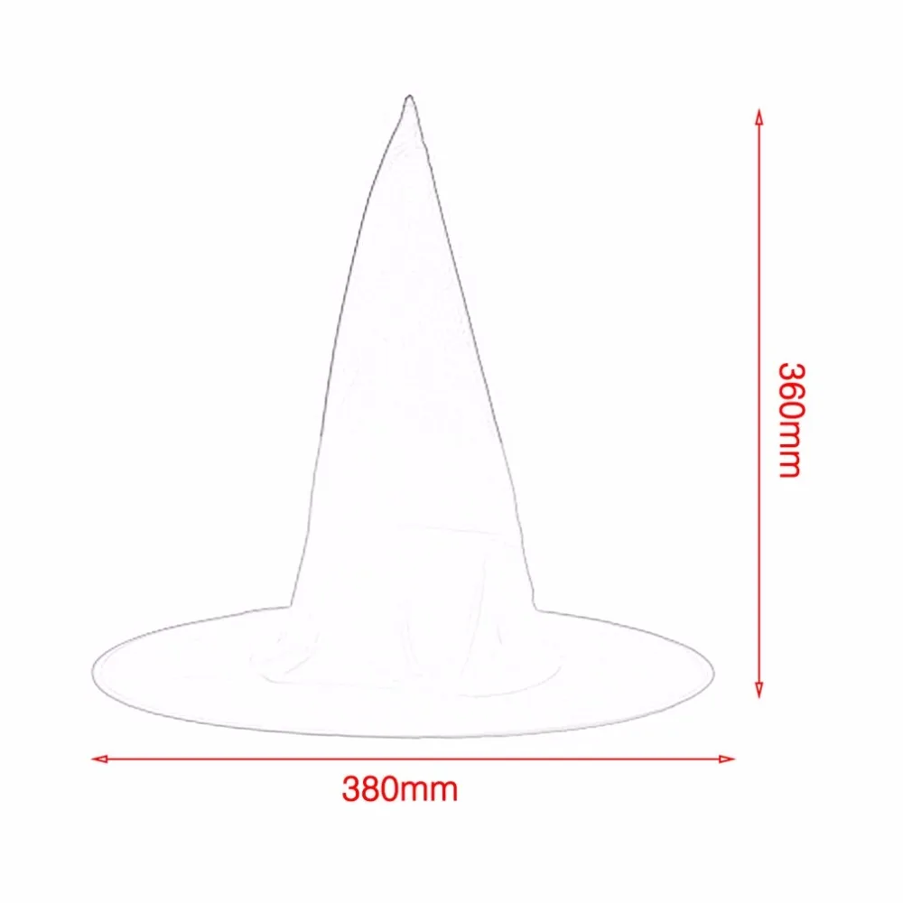 Новинка, Хэллоуин, ткань Оксфорд, Шляпа Волшебника, Волшебная Шляпа, шапки волшебника, вечерние игрушки, косплей для взрослых и детей, Черная шапка-шпиль