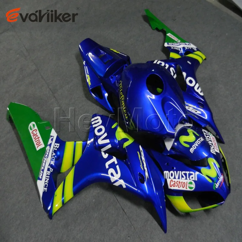 Пользовательские ABS мотоцикл обтекатель для CBR1000RR 2006-2007 мотоциклетные панели+ 5 подарков Черный литьевой формы H2 - Цвет: J