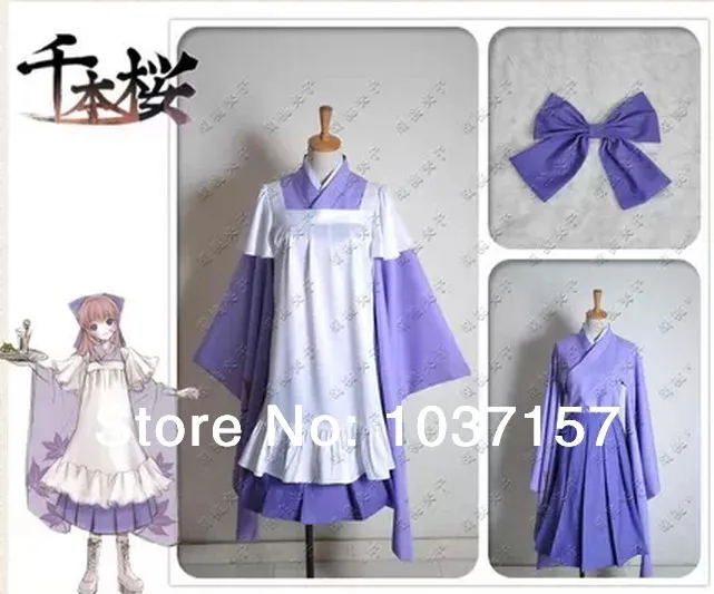 New Free Shipping VOCALOID Megurine Luka Senbonzakura Uniform font b Cosplay b font Costumes