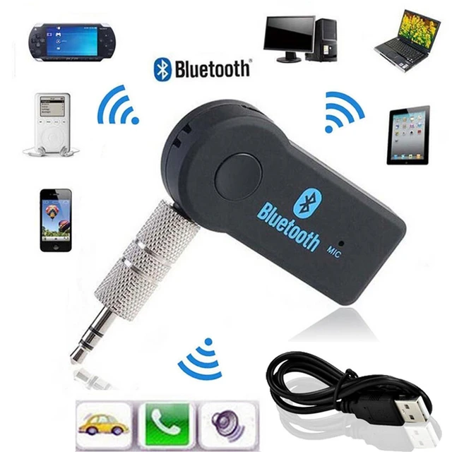Juego de adaptador receptor inalámbrico Bluetooth para coche, 600 MM, AUX,  Audio estéreo, música, manos libres, adaptador de Audio para casa y coche -  AliExpress