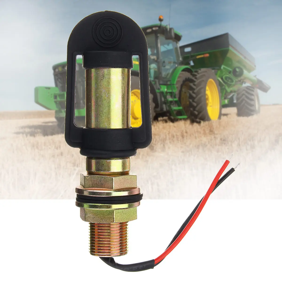 

Rotating Flashing Amber Beacon Flexible DIN Pole Tractor Mount Mounting Light