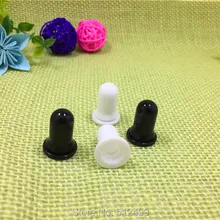 20/100/300/500 шт/партия бутылки эфирного масла крышка черный/белый клей капельница крышка стеклянная бутылка 5-100 мл