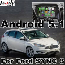 Android 5.1 GPS navigation box video interface for Ford Edge Focu Fiesta Fusion etc (SYNC G3 system) with cast screen