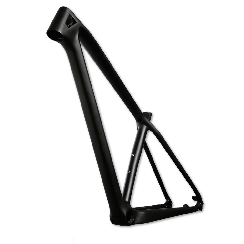 Clearance 2018 Light T1000 29er Carbon MTB Frame PF30 UD matte Carbon mtb Frameset Bicycle 31.6mm Thru Axle 142x12 and QR 135x9mm Disc 1