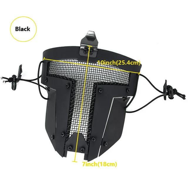 Полнолицевые маски для страйкбола, Стальная Сетчатая Маска, Спарта, тактический шлем AF, модульные аксессуары, военная уличная Wargame gear TMC2671