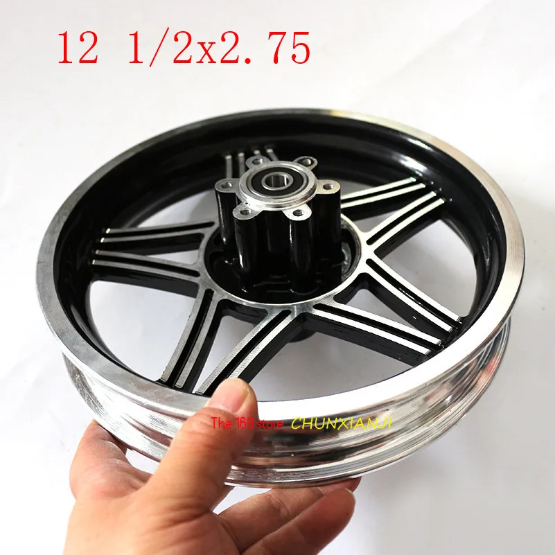 Super 12 1/2x2.75 Aluminum Rim Wheel Hub MX350 MX400 Dirt Bike Scooter cubo de la rueda para patinete recambio Scooter aluminum Super 12 1/2x2.75 Aluminum Rim Wheel Hub MX350 MX400 Dirt Bike Scooter cubo de la rueda para patinete recambio Scooter aluminum