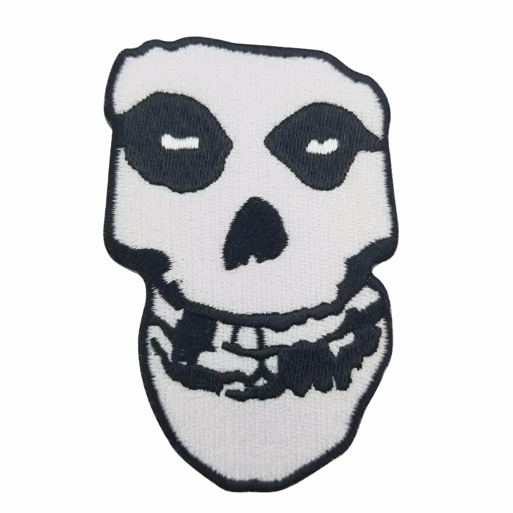 G0164 (1)The Punk Misfits Crimson Ghost Skull Embroidered Iron or Sew On Patch