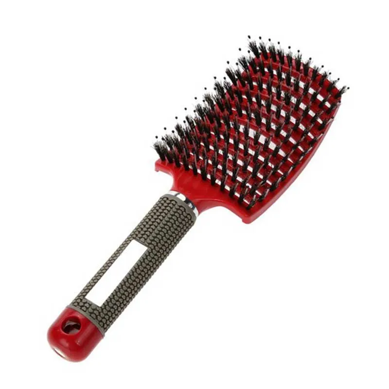 

2018 new arrival massage comb Bristle & Nylon tangle massage scalp Hair brush For Salon Hairdressing Styling Tools