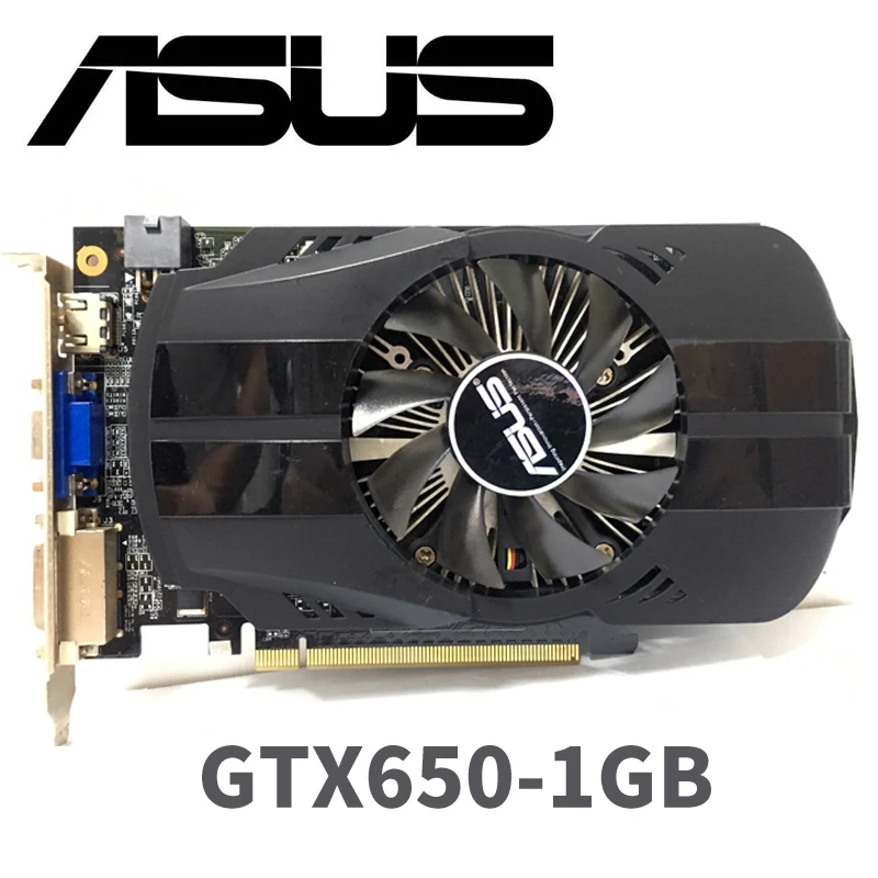 Asus GTX 650 FMLII 1GB 1G D5 DDR5 128 бит ПК настольный PCI Express 3 0 GTX650 1 ГБ оригинальная