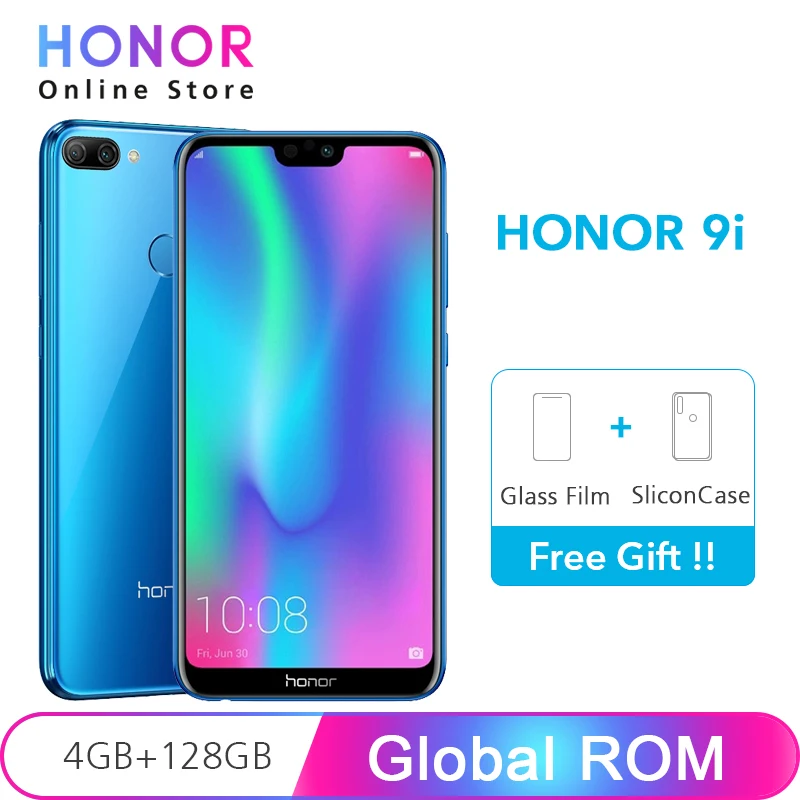Honor 9i 4GB 128GB 5 84 'ཏ:9 полный экран Android 8 0 Восьмиядерный распознавание лица 13MP