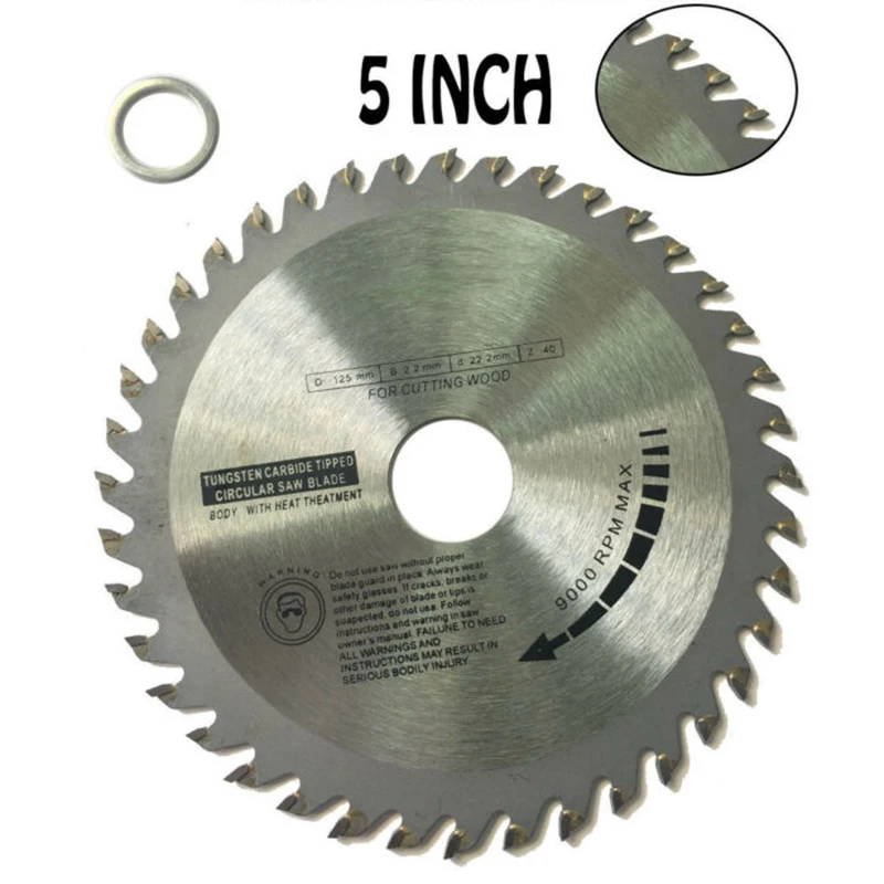 1pc 4 /4.5 /5 inch 40T Wood Carving Disc Circular Saw Blade Disc Cutter Metal Plastic For Angle Grinder For metal cutting disc ► Photo 3/5