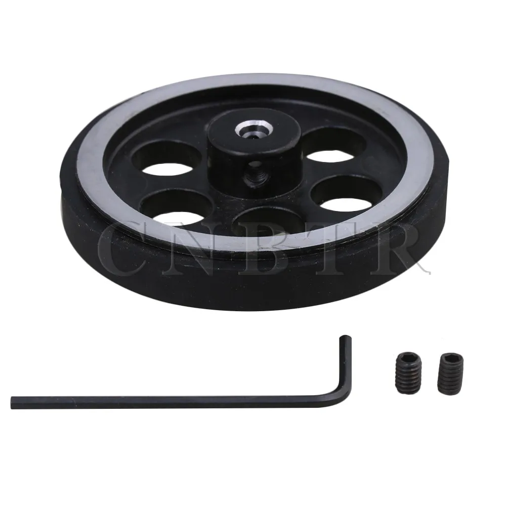 CNBTR Mutil size Black Silver Industrial Aluminum Rubber Rotary Encoder