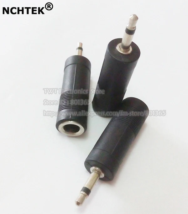

NCHTEK 3.5mm 1/8" Male Plug Mono to 6.3mm 1/4" Female Jack Audio Adapter Converter/Free shipping/10PCS