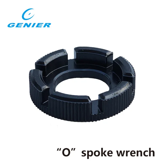 

GENIER Bicycle Spoke Wrench Tool O-Shaped Spoke Tools for 0.127'' 0.130''0.136'' 3.2''3.3''3.5''mm Nipple 14G/13G/15G