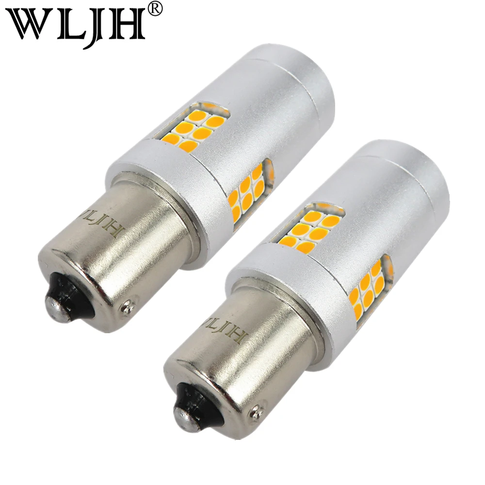 

WLJH 2x Canbus 1156 P21W LED Lamp No Error Car LED Auto Rear Reverse Back up Tail Light Bulb For Volkswagen VW TRANSPORTER T4 T5