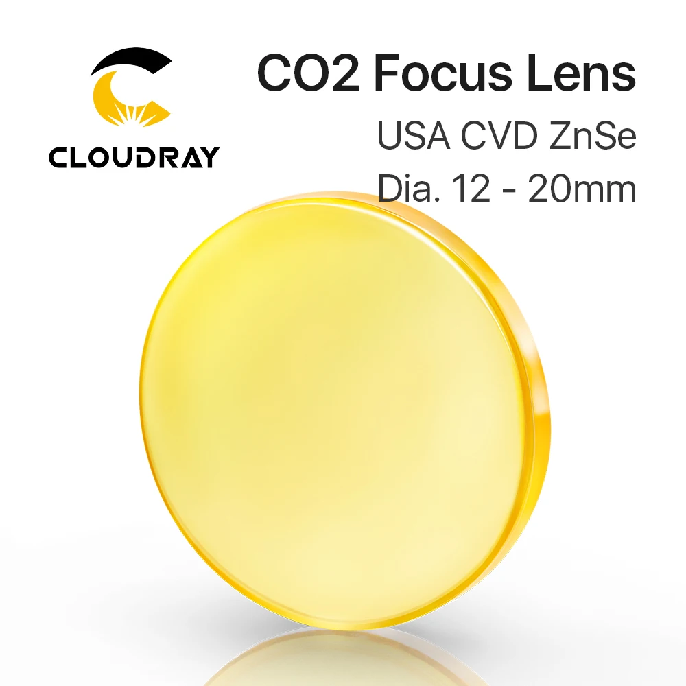 Фокусная линза США CVD ZnSe диаметр 12 15 18 19,05 20 FL 38,1 50,8 63,5 76,2 101,6 127 мм для CO2 лазерной гравировки, резки - изображение