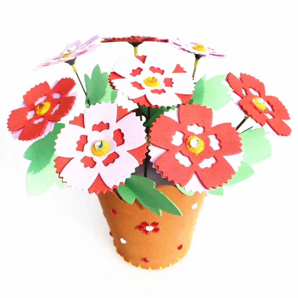 Креативный цветочный горшок ручной работы 3D EVA пена цветочный горшок Красочные Дети Раннее Образование игрушка украшение дома дети девочка DIY ремесло