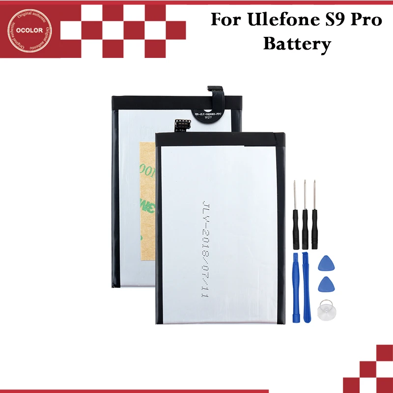 Ocolor для Ulefone S9 Pro батарея 3300 mAh Запасной высокомощный аккумулятор с инструментами для смартфона Ulefone S9 Pro