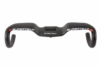 

Superteam Full Carbon Fiber Road Bike Handlebar 400/420/440mm Black Matte