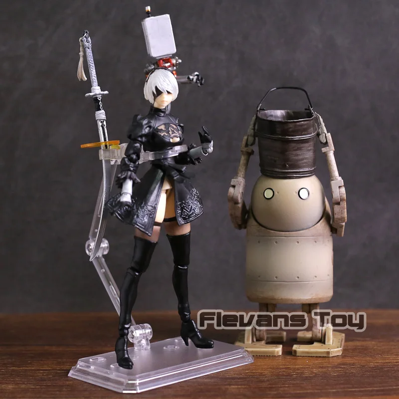 

NieR Automata YoRHa No.2 Type B 2B & Machine Lifeform PVC Action Figure Collectible Model Toy