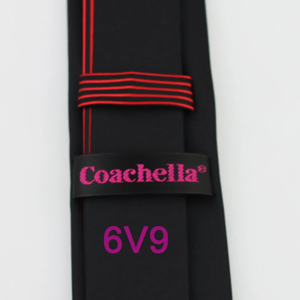 YIBEI Coachella галстуки тонкие по краю; Цвет Черный; с серебряными маленькие точки красные вертикальные полосы Тонкий галстук Для мужчин 6 см шеи галстук-бабочка из микрофибры