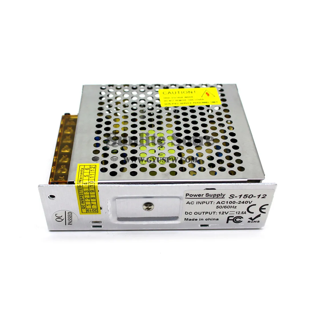 Мини-размер питания DC12V 12.5A 150 Вт светодиодный преобразователь драйвера AC100-240V в DC 12 В SMPS для CCTV полосы модули световой монитор