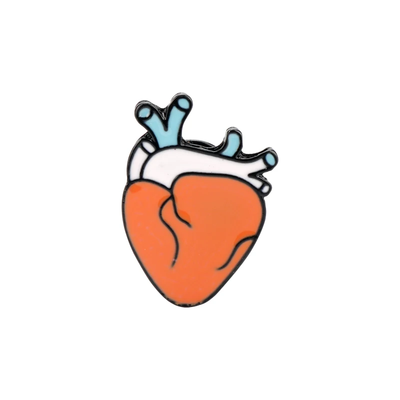 Штифты для чужих вещей амулет брошь organ Eye Tooth Brain Badge Броши для женщин и мужчин подарки другу