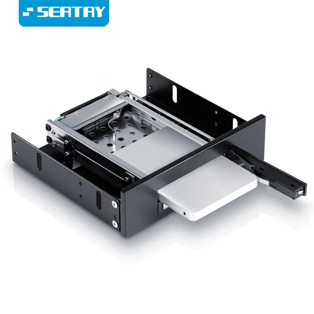 

Seatay HD520-K Floppy Drive Position 2.5" Hard Disk Drive Extraction Box HDD Enclosure HDD 2.5 Shelf Sata To USB 3.0 High Speed