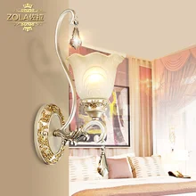 Европейский стиль настенный светильник лампа прикроватная/мебель для гостиной спальни современное минималистское освещение WL7257-1