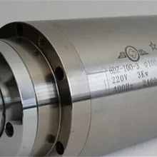 4HP 3kw 24000 об./мин. ER20 водяного охлаждения деревообрабатывающий AC шпинделя 100 мм 3 подшипники 220VAC 12A 400 Гц ЧПУ маршрутизатор