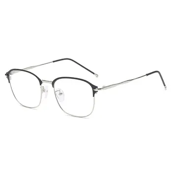 

Quality Optical Glasses Frame Alloy Full Rim Men Eyeglasses Prescription Metal Big Size Spectacles