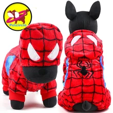 2016 petcircle scorching sale winter Pet Canine Garments Clothes For Small Giant spiderman Canine Coats Winter Garments Jackets Free transport