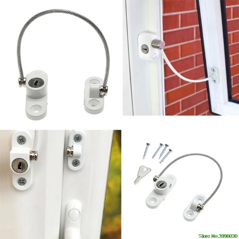 

Child Window Restrictor Security Lock Kids Prevent Childern Falling Window Lock