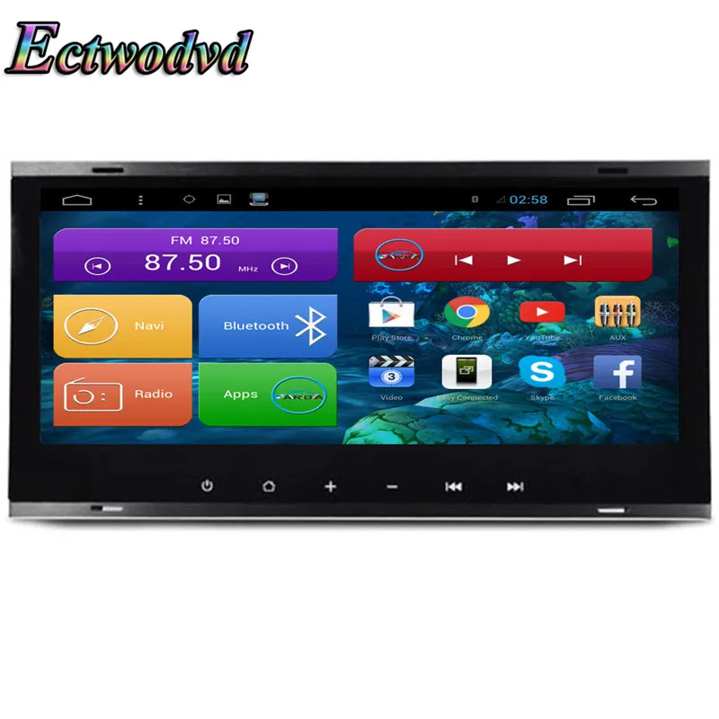 Cheap Ectwodvd 8.8inch Octa Core Android 8.1 Car DVD GPS Navigation Radio Stereo for VW Touareg 2003-2010 for T5 Multivan 2009-2010 0