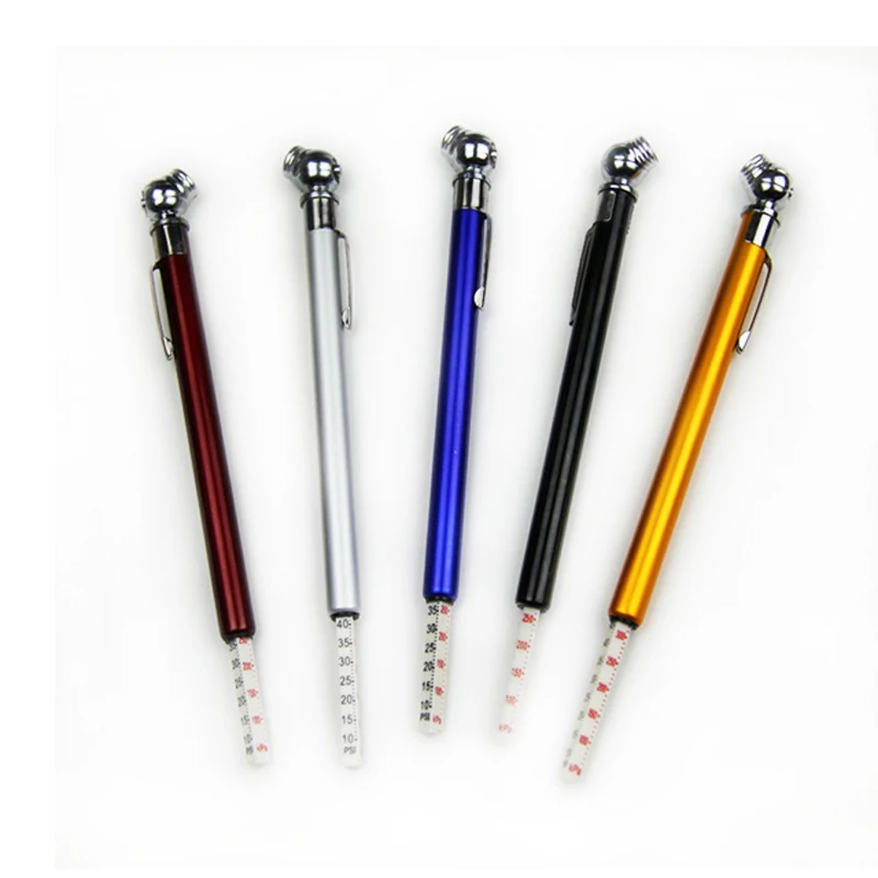 Mini Portable Pen Shape Tire Pressure Gauge with Clip Vibrant Colour10