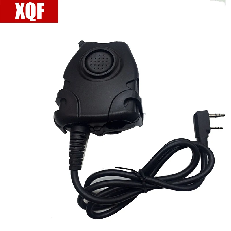 XQF водонепроницаемый PTT кабель для KENWOOD K штекер Z Tactical Comtac II H50 MSA SORDIN H60 HD01 HD02 HD03