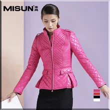 Misun 2017 spring women’s ultra-thin short design small cotton-padded jacket wadded jacket fashion coat