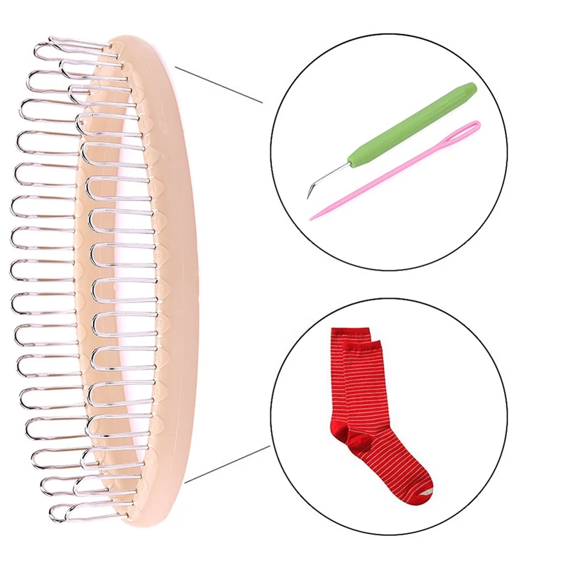 HOT 3Pcs/набор вязальных инструментов ткацкий станок набор для шали одеяло шляпа