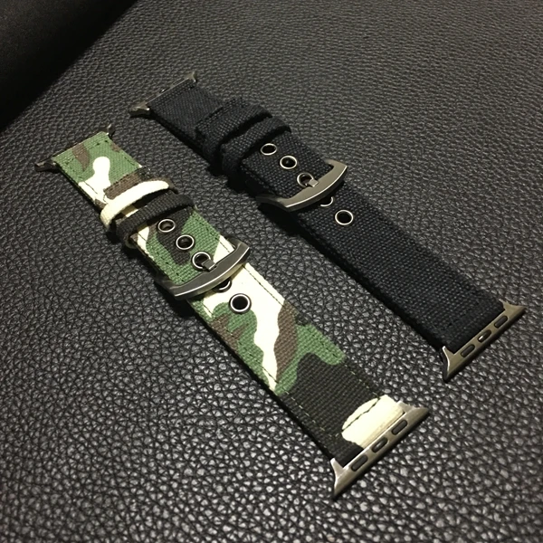 

reputation first Strap series 4 3 2 1 nylon loop For Apple Watch Band camouflage 42MM 38MM 40mm 44mm for iWatch Bandseries 5