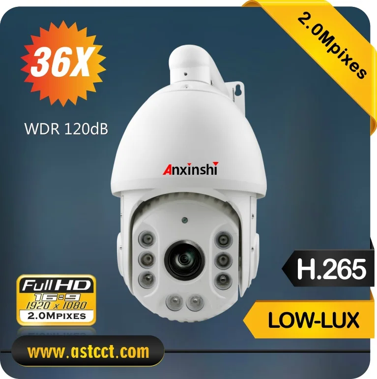

Hi3516A Starlight IP PTZ Camera 36X network Speed dome Camera 60 fps per Second 1080P Onvif pan/ tilt /zoom Securiy IP Camera