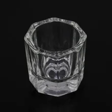 High Quality Glass Crystal Cup Nail Art Acrylic Liquid Powder Dish Glassware Tool Nail Art Equipment -30