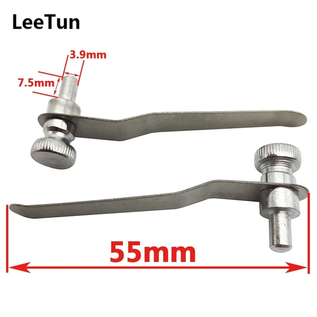 A Pair 5.5cm Stainless Steel Tablet Working Stage Presser Holder Slides