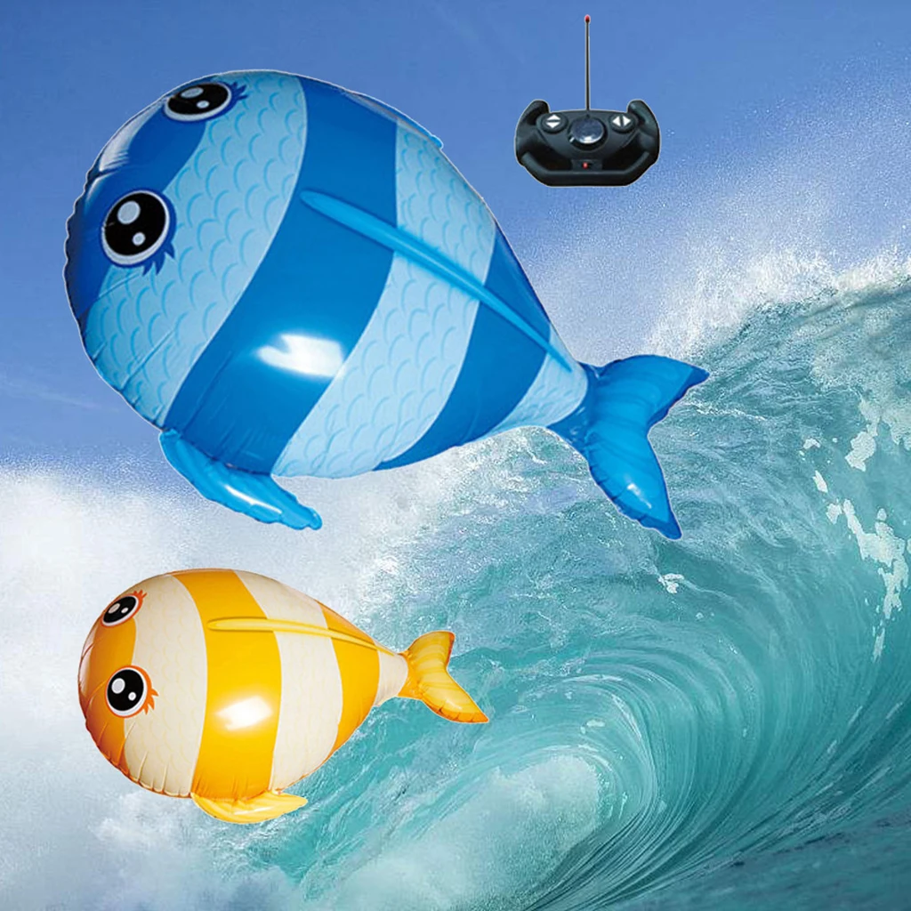 Infrared RC InflatableRemote Controlled Flying Dolphin/Fish Ballon Kids Children Toy Party Favors Birthday Gifts