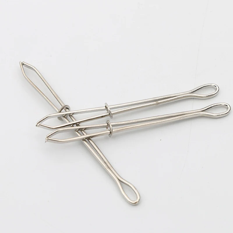 

2 Pcs Elastic Cord Rope Threader Clip Elastics Sewing Accessories Home Self-Locking Tweezer Sewing Arts Crafts DIY tool