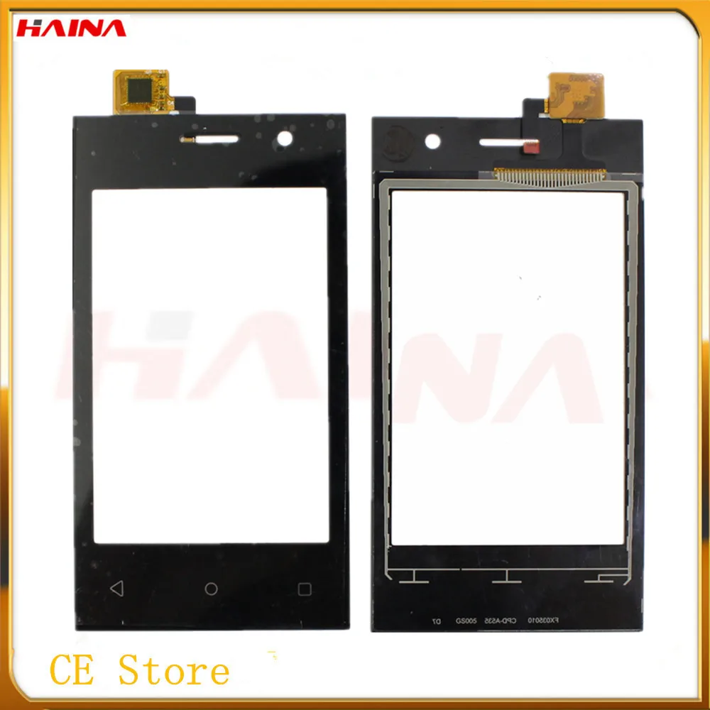 

4.0 inch For Highscreen Pure J Touch Screen Digitizer Sensor Front Glass Lens Touch Panel Touchscreen 3m tape + Tracking number