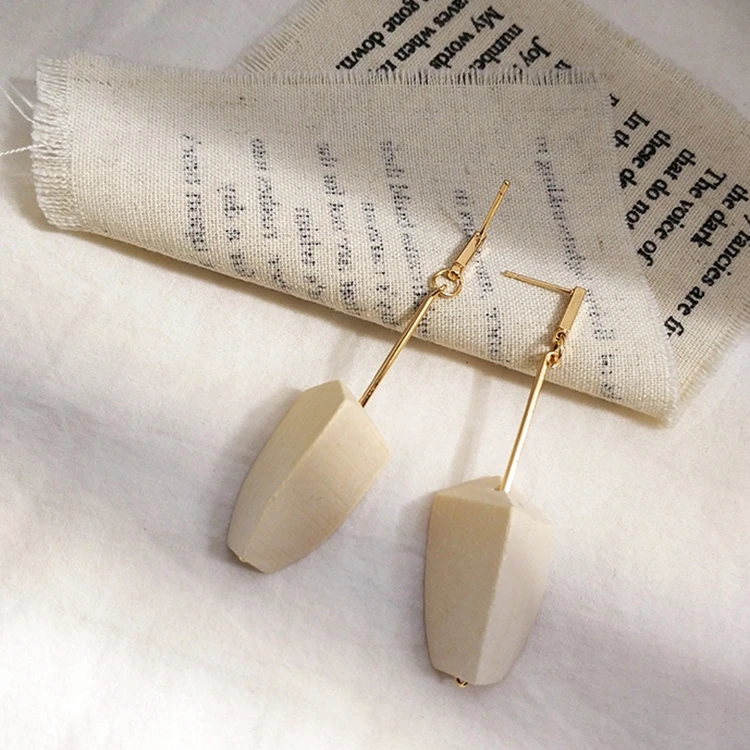 Женские винтажные сережки с кисточками Aretes De Mujer золотистые металлические