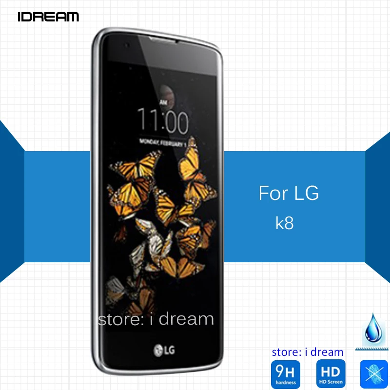 

2Pcs For Lg K8 Tempered Glass Screen Protector Cover 2.5 9h Safety Protective Film On K 8 K350 K350N K350E K350ds