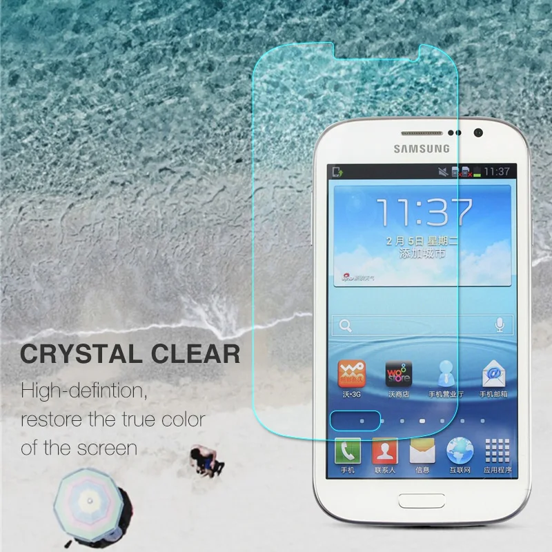 Nicotd Tempered Glass For Samsung Galaxy i9082 i9060 9H 2.5D Screen Protector Film cover For Samsung Galaxy Grand Neo GT-i9060 (2)