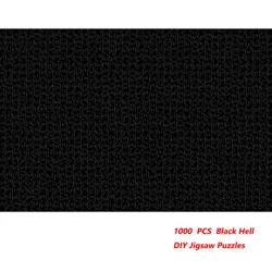 1000 шт черный шар головоломка чистый черный креативный Паззл-конструктор творческие игрушки для воображения Волшебные Пазлы терпение