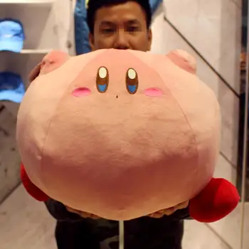 

Popular game large size 30CM Kirby Kirby cute plush toy doll cartoon plush soft cushion and pillow Girl's favorite gift